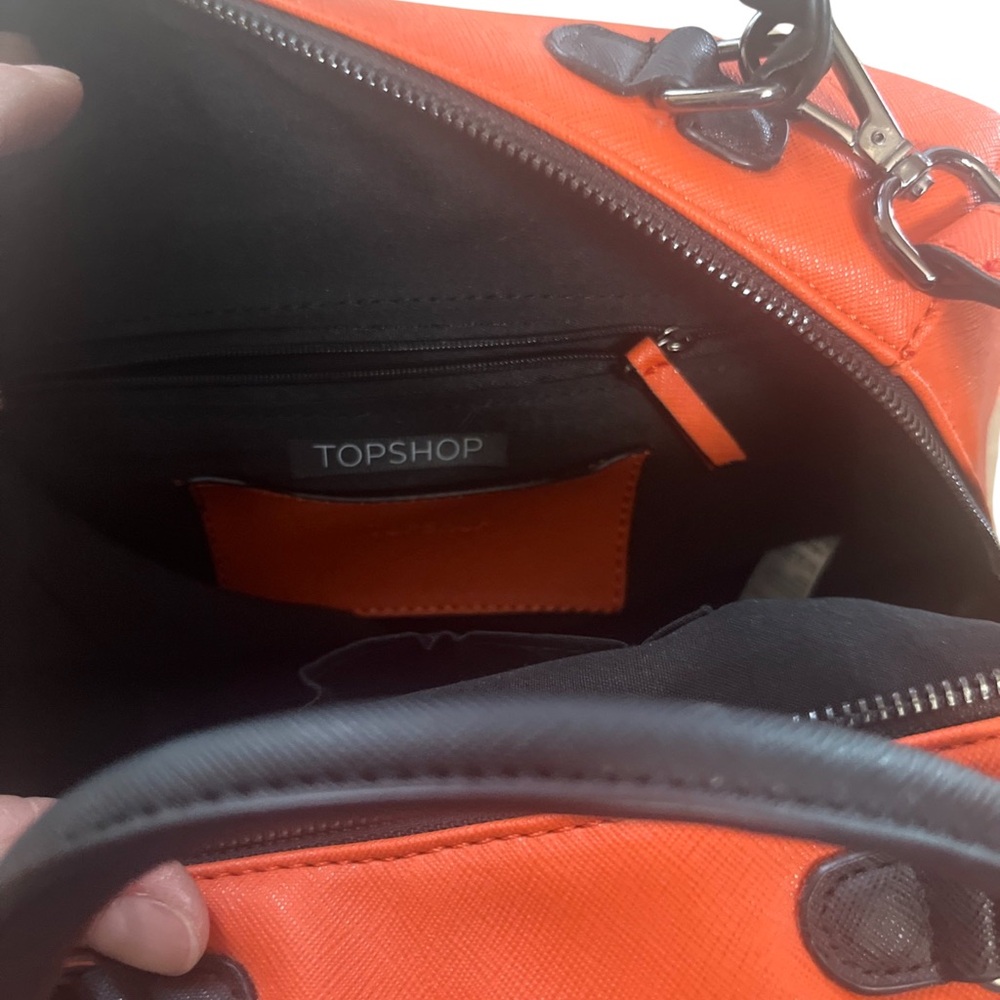 TOPSHOP top handle purse with crossbody strap